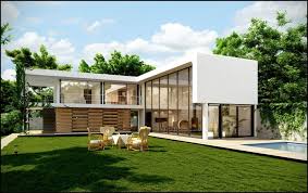 Below are swimming pool house plans from our extensive home plan database. L Shaped Modern House Plans Modern House Plan Modern House Plan