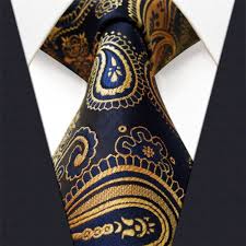 Black And Gold Tie M10 Paisley Black Gold Mens Neckties Ties 100 Silk Jacquard Woven Brand New Sw Necktie Ties Mens Paisley Tie Ties Mens Fashion