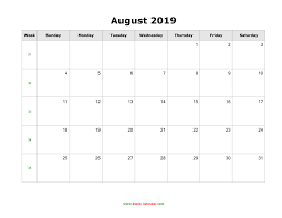 With a well designed august 2019 calendar template, you can easily schedule all these activities august holds a special slot on the calendar; August 2019 Blank Calendar Free Download Calendar Templates