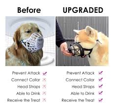 Dog Muzzlesoft Rubber Basket Muzzles For Dog To Inhibits Barking Biting And Chewing Size17 8 2 7in Black You Can Obtain More Details B Dog Muzzle Dogs Muzzle