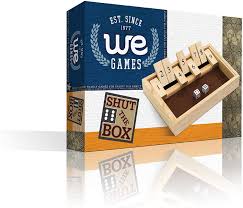 Compare to 9 square in the air. Deluxe Wood Shut The Box Game 9 Numbers By We Games Amazon De Spielzeug