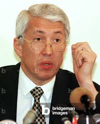 Image of Deputy interior minister General Vladimir Vasilyev speaks during a  news