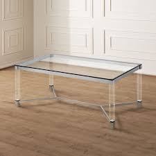 The best way to tie your room together is with a stylish coffee table. Furniture Of America Vizi Contemporary Chrome Acrylic Coffee Table On Sale Overstock 13815183