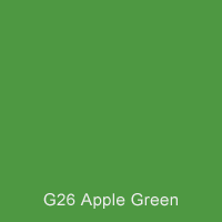 It is impossible to say unless you specify what medium you are working in! G26 Green Apple Australian Standard Custom Spray Paint