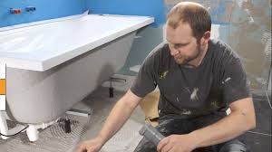 Dichtungsband für die badewanne & wannendichtband. Badewanne Einbauen Mit Wannenfussen Anleitung Von Hornbach Schweiz