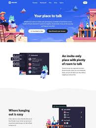 Discord Best Landing Page Design Page Design Landing Page Design