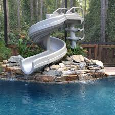 G Force Super Pool Slide Water Pool Slides Swimming Pool Slides Swimming Pools Inground Pool Landscaping