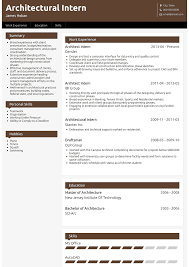 Administrative secretary resume samples with headline, objective statement, description and skills examples. Architectural Intern Resume Samples And Templates Visualcv