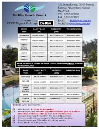 Jawatan kosong kuantan mac 2021. Accommodation Lkpp De Rhu Beach Resort Kuantan