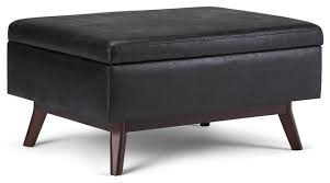 Check spelling or type a new query. Simpli Home Owen Faux Leather Storage Coffee Table Ottoman In Black Transitional Footstools And Ottomans By Simpli Home Ltd Houzz