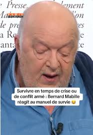 Réaction humoristique de Bernard Mabille au manuel de survie
