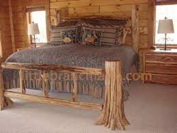 Rustic Log Beds Twisted Juniper Beds Cabin Furniture Log Bedroom Furniture Log Cabin Furniture