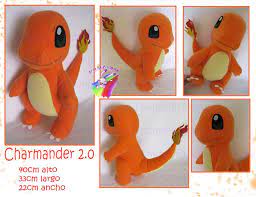 Charmander 2 0 Plush Hand Made Sewing Stuffed Animals Plush Pattern Plushie Patterns
