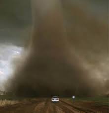 Do tornadoes go clockwise or counterclockwise? Why Is This Car Still Going Toward This Horrifying Sight Tornado Pictures Tornados Weather Storm
