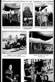 Coronation ceremony of Maharaja Hari ...