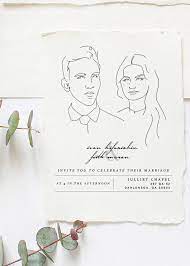10 Beautifully Illustrated Wedding Invitations You Can Buy On Etsy Illustrated Wedding Invitations Etsy Wedding Wedding Invitation Cards