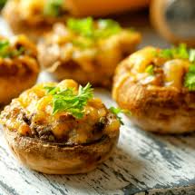 Ma Recette Du Jour Champignons Farcis Au Jambon Sur Recettes Net Recette Plat Facile Champignons Farcis Recette Champignons Farcis