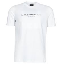 The official online armani store for the finest italian clothing, shoes, & many fashion and lifestyle items from the new collection. Emporio Armani Djamila White Fast Delivery Spartoo Europe Material Short Sleeved T Shirts Men 75 00
