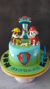 3rd Birthday Paw Patrol Cake For 3 Year Old Boy Paw Patrol Cake With Rubble And Marshal Paw Patrol Birthday Cake Paw Patrol Party Cake Paw Patrol Birthday Cake Boys