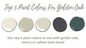 Get design inspiration for painting projects. Top 5 Paint Colors To Use With Golden Oak