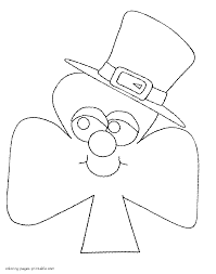 There is so much pattern and repetition as you color. Printable Shamrock Coloring Pages Coloring Pages Printable Com