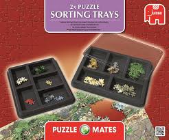 One of the great joys of doing a jigsaw puzzle, is having the room to spread out and organise your puzzle pieces in such a way, so they are easy to find when you need them. Puzzle Mates Jigsaw Puzzle Sorting Trays Jigsaw Puzzle Accessory By Puzzle Mates Shop Online For Toys In Australia