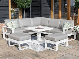 Are you looking for ways to create a different look or atmosphere in your dining room? Maze Rattan Amalfi Small Corner Dining Set With Rising Table And Footstools Corner Sofa Set At Mattressman