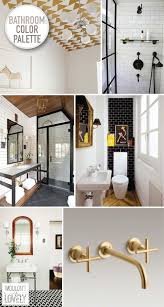 Black White And Gold Bathroom Decor Our Bathroom Color Palette White Black Gold And Wood Wouldn T It Be Lovely Bathroom Color Palette Gold Bathroom Decor Bathroom Color
