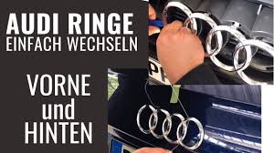 Check spelling or type a new query. Audi Ringe Wechseln Vorne Hinten 2020 Tutorial Embleme Entfernen Tauschen Youtube