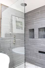 Before And After Large Tile Bathroom Bathroom Shower Tile Gray Shower Tile