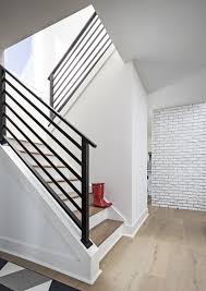 Modern staircases & railings ideas. Modern Farmhouse Staircase Home Stairs Design Staircase Railing Design Interior Stair Railing