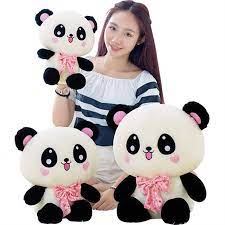 Click To Buy Cute Panda Bear Stuffed Toy Panda Bears Brinquedos Kawaii Stuff Birthday Cute Stuffed Plush Animals Be Plush Animals Cute Panda Disney Plush
