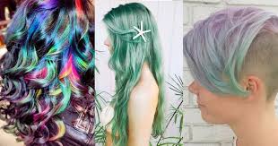 Cleans very easily off hair, but my 2 daughters have blonde and brunette hair and i was happy that the chalk works great on both! 15 Gorgeous Hair Chalking Ideas Thethings