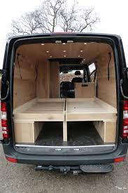 Mercedes Sprinter Camper Met Eiken Interieur Groot Bed 1 Camper Camper Interieur Camper Organisatie