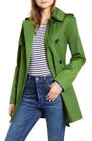 Sam Edelman Short Trench Coat Nordstrom In 2021 Short Trench Coat Trench Coat Green Trench Coat
