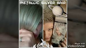 Got2b Metallic Silver Hair Dye Youtube