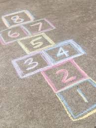 Hopscotch Was A Schoolyard Game I Used To Use A Chain As A Marker Becos It Stayed Put When You Threw It Into The Square Cocukluk Anilar Retro
