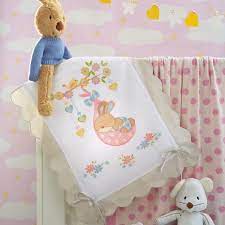 Copertina Culla Da Ricamare A Punto Croce Applique Per Bambino Ricamo A Punto Croce Punto Croce