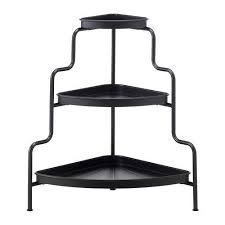 ikea corner plant stand socker 902 555 15 nib metal shelf 3 tier