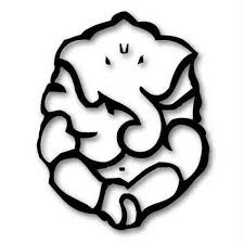 Black And White Images Of Ganesha 98 Views Drawings Black And White Painting Line Drawing