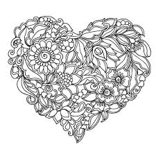 This collection includes mandalas, florals, and more. Printable Heart Coloring Pages Pdf Coloringfolder Com Heart Coloring Pages Coloring Pages For Grown Ups Coloring Pages