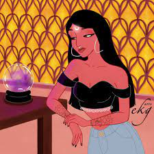 How to l baddie aesthetic. Artist Reimagines Disney Princesses As Witches Popsugar Smart Living