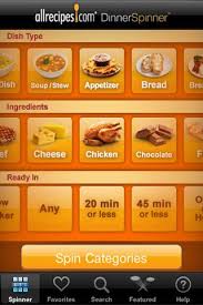 Allrecipes Com Dinner Spinner Available At Itunes Too Much Fun Iphone Apps Apps For Moms Iphone Apps Free