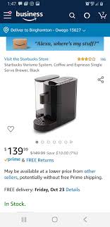 We bring together unmatched expertise, an innovative spirit and the largest portfolio of brands to bring the coffee experience to life in unique and meaningful ways. Starbucks Verismo V Coffee Espresso Maker Brewer System Appliances Owego New York Facebook Marketplace Facebook