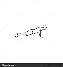 Grafico Vectorial Flexiones Imagen Vectorial Flexiones Depositphotos Ahorra con nuestra opción de envío gratis. hombre haciendo flexiones dibujado a mano esbozo garabato icono 208525678