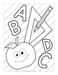 Kids who print and color sheets and pictures, generally acquire and use knowledge more effectively. Back To School Coloring Pages For Kids Itsybitsyfun Com