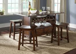Cabin Fever Rectangular Counter Height Center Island By Liberty Home Gallery Stores Dining Table In Kitchen Casual Dining Room Furniture Casual Dining Rooms
