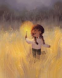 Seja A Luz Arte Fofa Arte Inspiradora Arte De Menina De Anime
