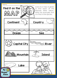 Pin By My Happy Place Teaching On First Grade Teaching Ideas Social Studies Worksheets Social Studies Map Skills