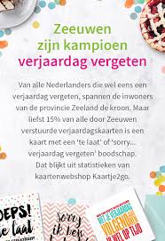 Zeeuwen Zijn Kampioen Verjaardag Vergeten Kaartje2go Blog